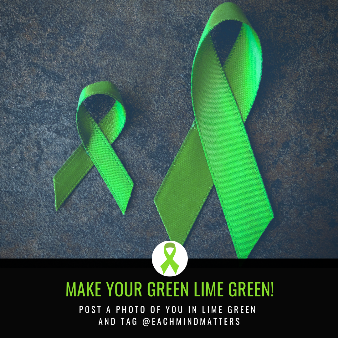 Lime green ribbons
